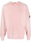 C.P. COMPANY Lens Pocket Detail Sweatshirt Pink - MAISONDEFASHION.COM