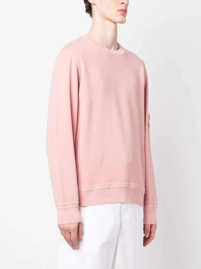 C.P. COMPANY Lens Pocket Detail Sweatshirt Pink - MAISONDEFASHION.COM