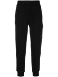 C.P. COMPANY Lens Sweat Pants Black - MAISONDEFASHION.COM