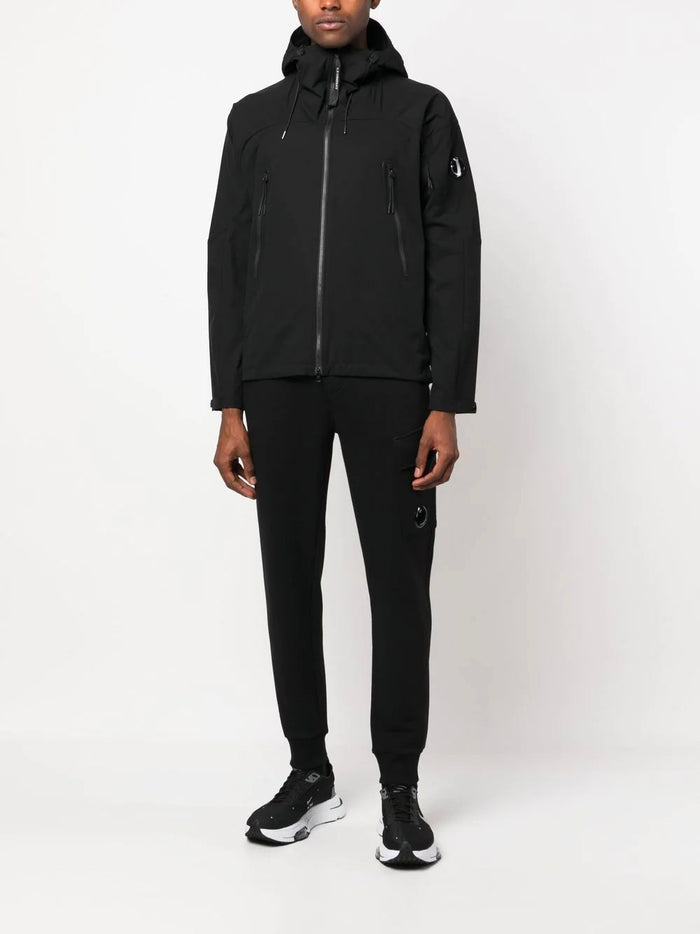 C.P. COMPANY Lens Sweat Pants Black - MAISONDEFASHION.COM