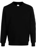 C.P. COMPANY Lens Sweatshirt Black - MAISONDEFASHION.COM