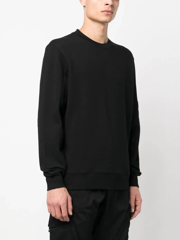 C.P. COMPANY Lens Sweatshirt Black - MAISONDEFASHION.COM