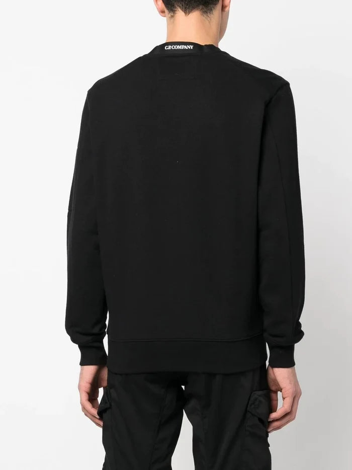 C.P. COMPANY Lens Sweatshirt Black - MAISONDEFASHION.COM