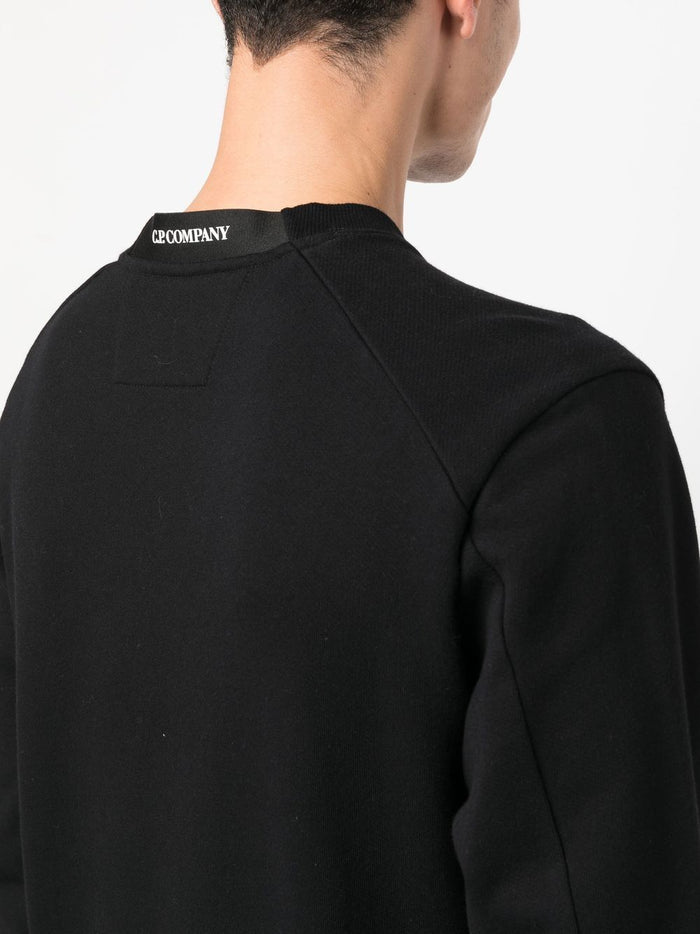 C.P. COMPANY Lens Sweatshirt Black - MAISONDEFASHION.COM
