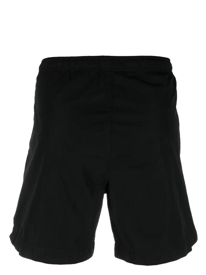 C.P COMPANY Logo-patch Swim Shorts Black - MAISONDEFASHION.COM