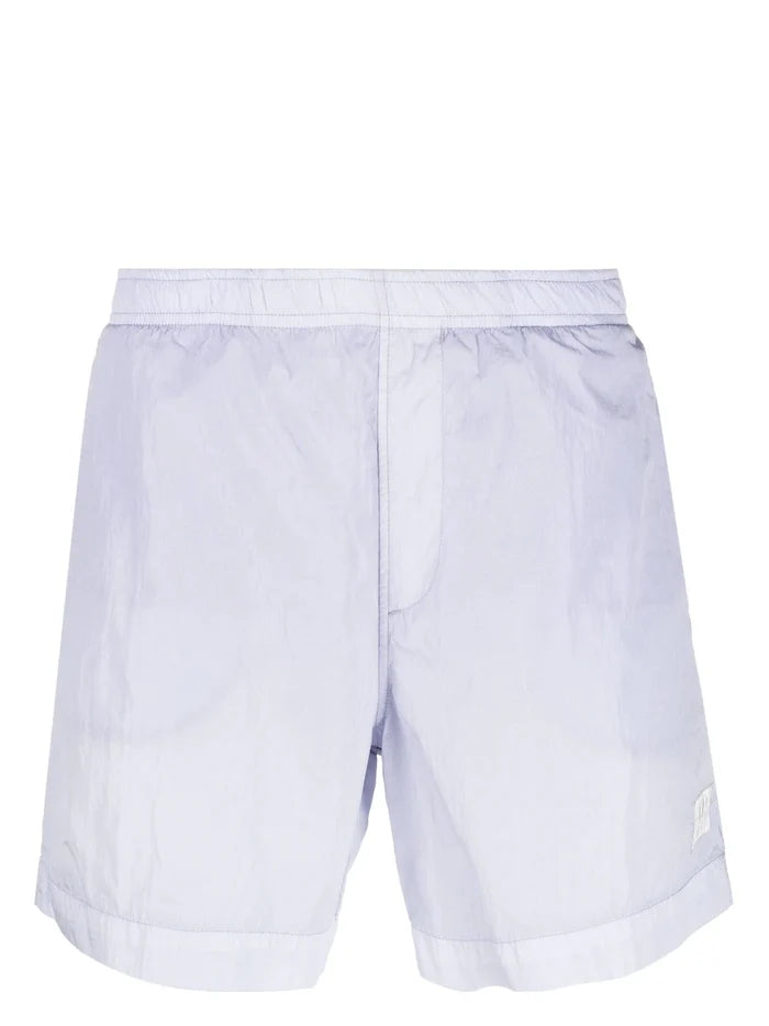 C.P COMPANY Logo-patch Swim Shorts Light Purple - MAISONDEFASHION.COM