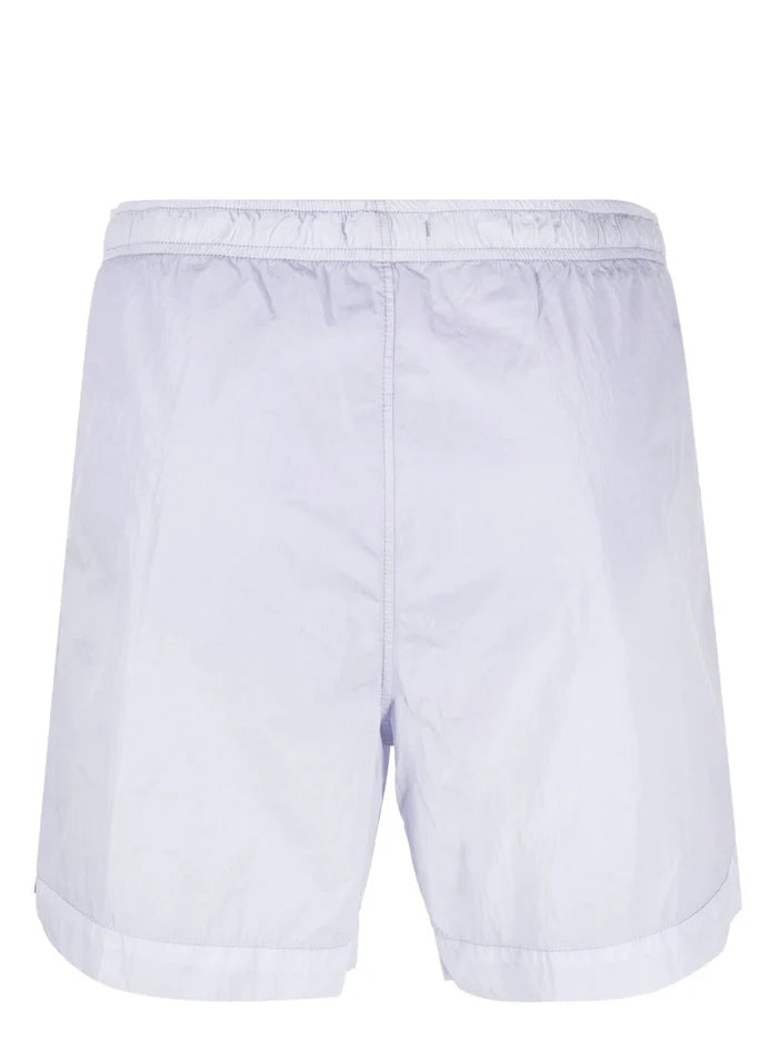 C.P COMPANY Logo-patch Swim Shorts Light Purple - MAISONDEFASHION.COM