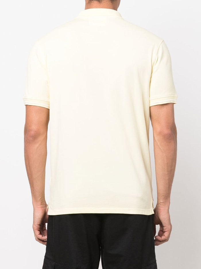 C.P COMPANY Polo T-shirt Yellow - MAISONDEFASHION.COM