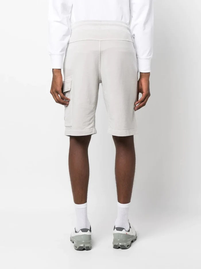 C.P. COMPANY Sweat Bermuda Shorts Grey - MAISONDEFASHION.COM