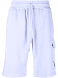 C.P. COMPANY Sweat Bermuda Shorts Purple - MAISONDEFASHION.COM