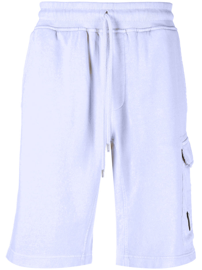 C.P. COMPANY Sweat Bermuda Shorts Purple - MAISONDEFASHION.COM