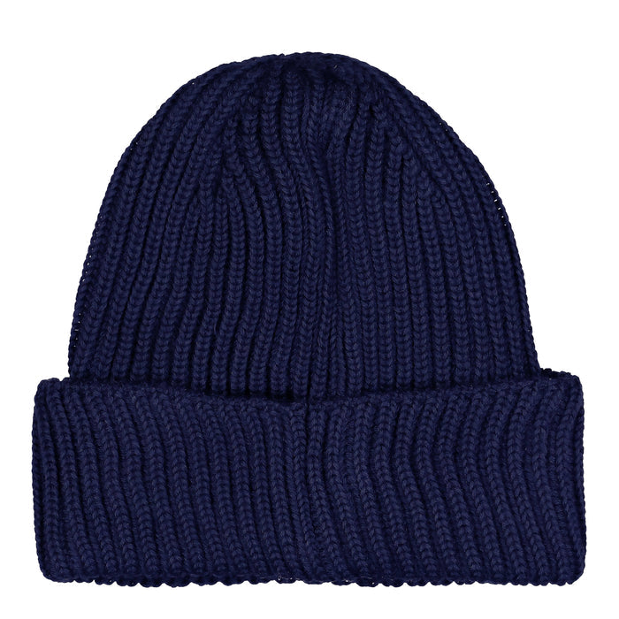 C.P COMPANY Wool Goggle Beanie Navy - MAISONDEFASHION.COM