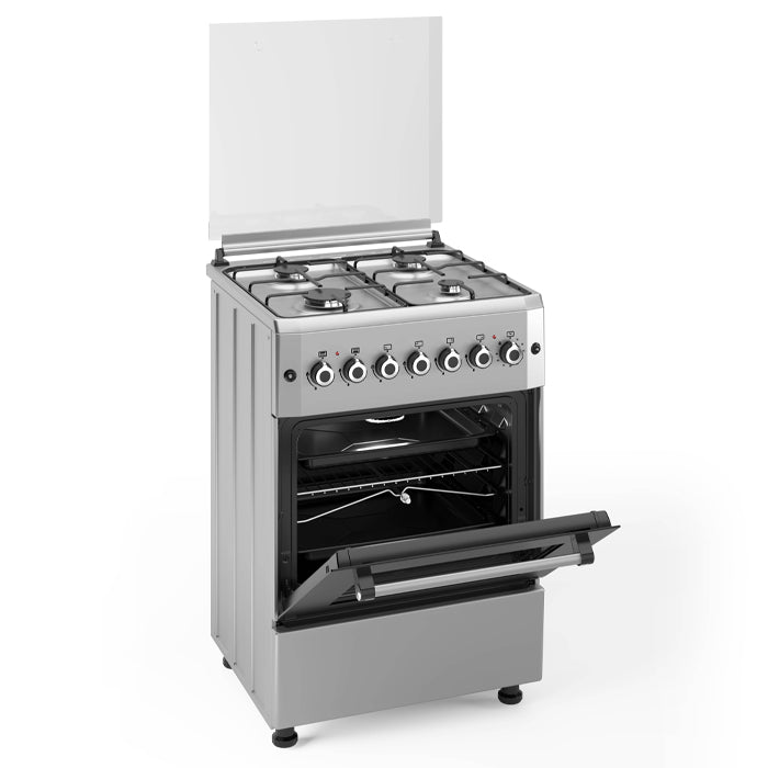 Cuisinière à gaz 60cm 4 brûleurs grill Daiko