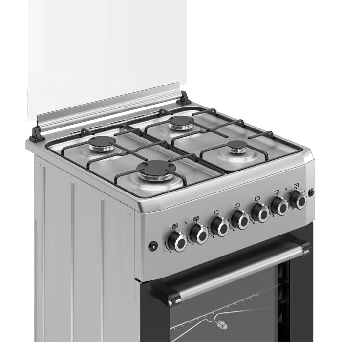 Cuisinière à gaz 60cm 4 brûleurs grill Daiko