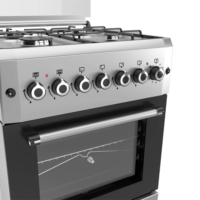 Cuisinière à gaz 60cm 4 brûleurs grill Daiko