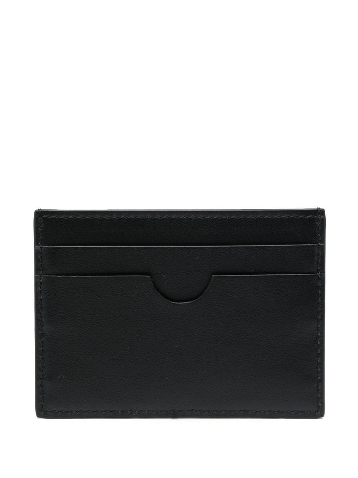 OFF-WHITE Diag Intarsia Card Case Black/Orange - MAISONDEFASHION.COM