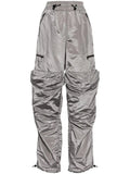 DIESEL WOMEN P-Windal Trousers Grey - MAISONDEFASHION.COM