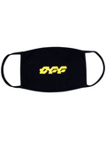 OFF-WHITE Disrupted Face Mask Black/Yellow - MAISONDEFASHION.COM