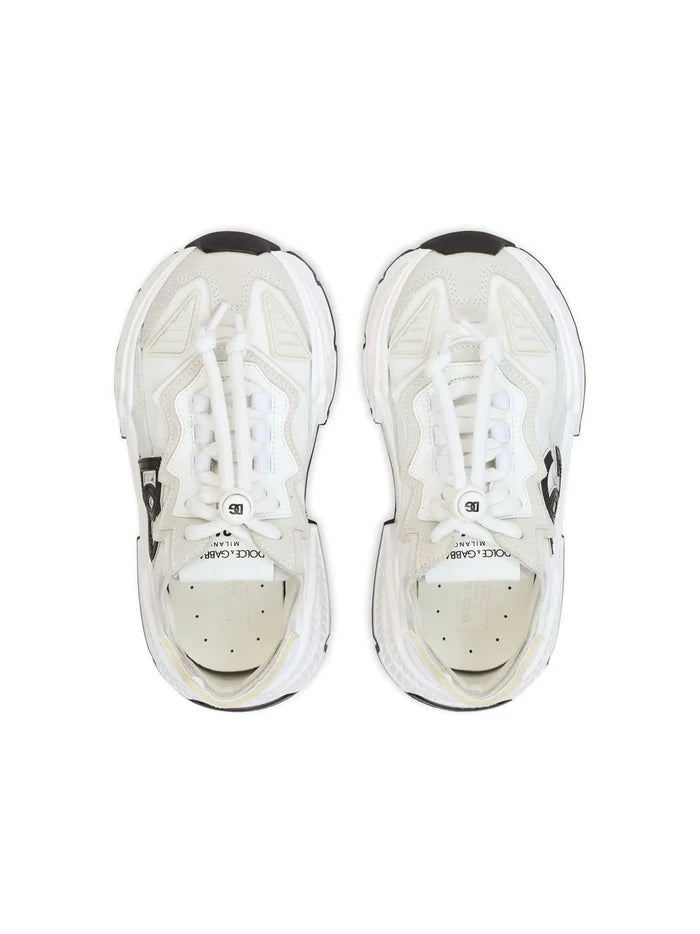 DOLCE & GABBANA KIDS Boys Low-Top Sneakers White - MAISONDEFASHION.COM