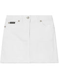 DOLCE & GABBANA KIDS Denim Skirt White - MAISONDEFASHION.COM