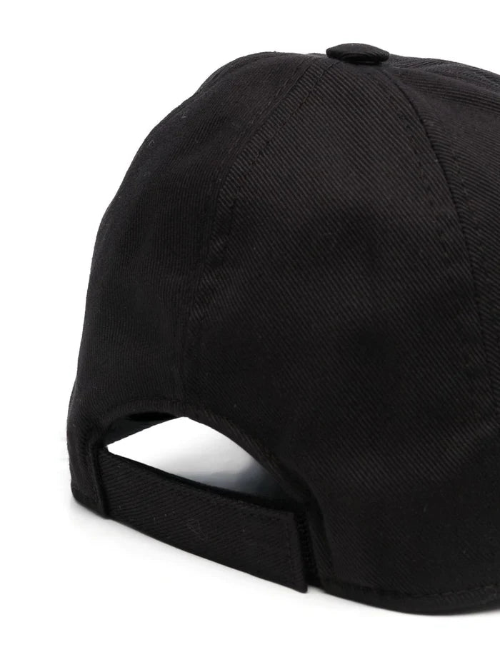 DOLCE & GABBANA KIDS DG Logo Patch Baseball Cap Black - MAISONDEFASHION.COM