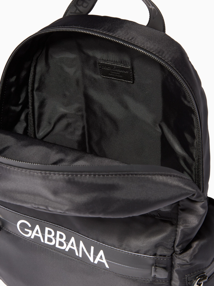 DOLCE & GABBANA KIDS Girls Nylon Backpack Black - MAISONDEFASHION.COM
