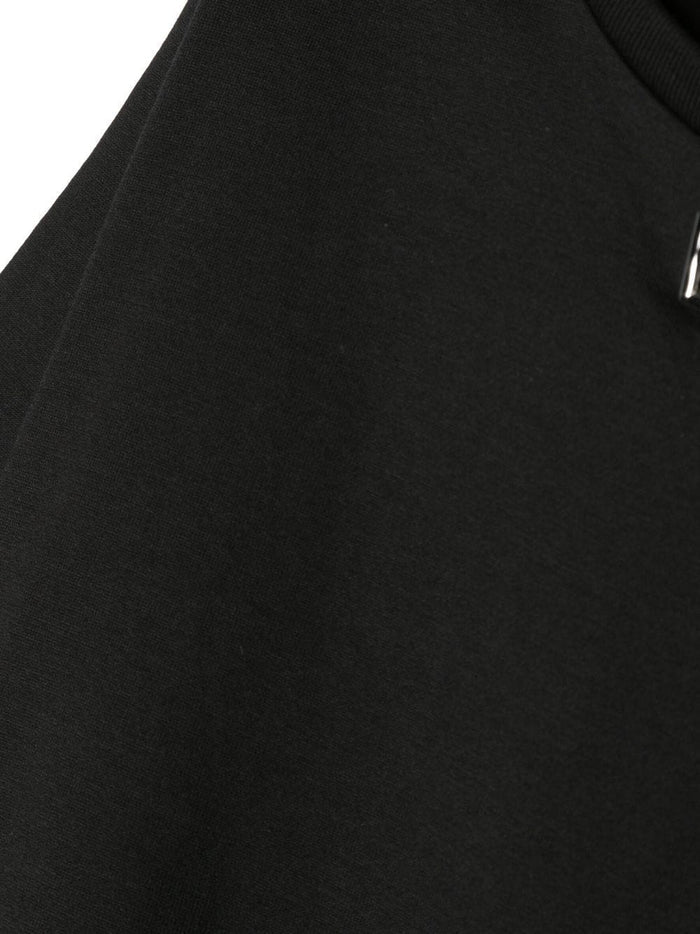 DOLCE & GABBANA KIDS Logo-plaque Short-sleeved T-shirt Black - MAISONDEFASHION.COM