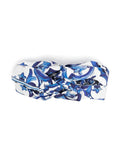 DOLCE & GABBANA KIDS Majolica Print Headband Cobalt Blue - MAISONDEFASHION.COM