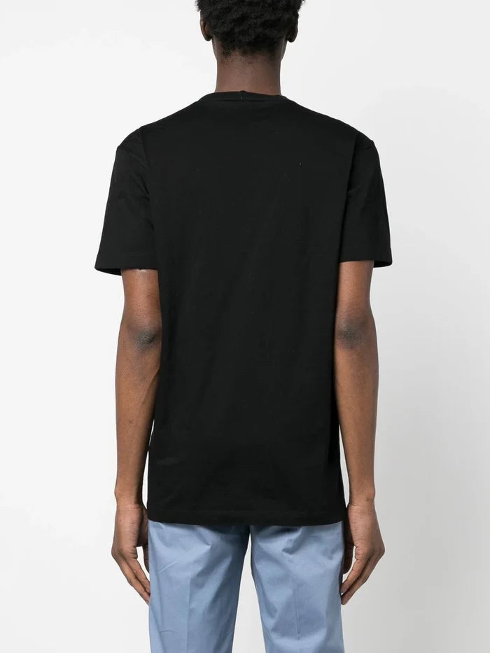 DSQUARED2 3D Graphic Print Cool T-Shirt Black - MAISONDEFASHION.COM