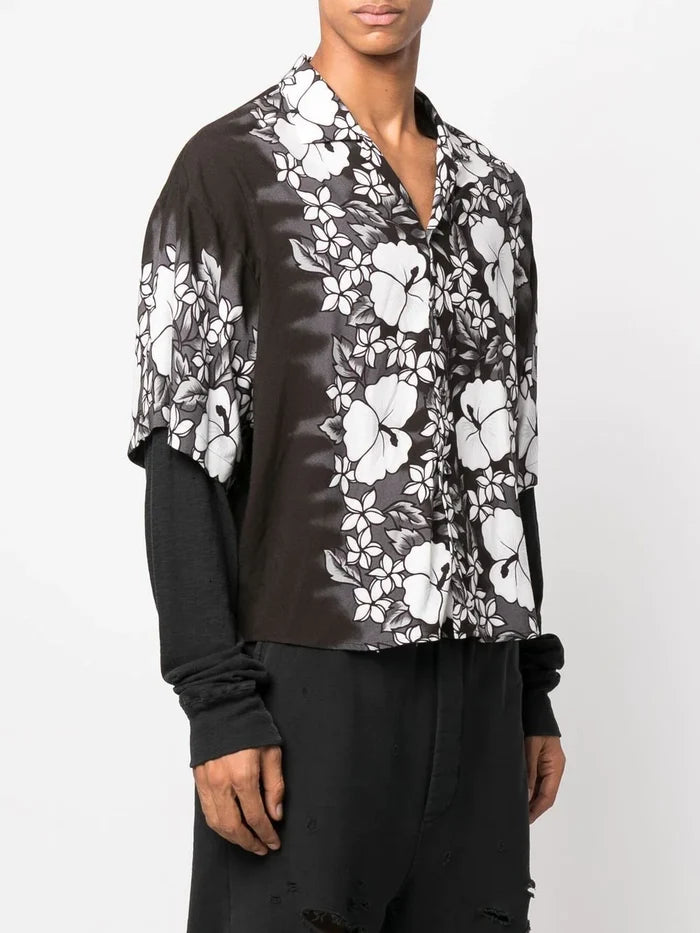 DSQUARED2 Bowling Drop Shirt Black/White - MAISONDEFASHION.COM