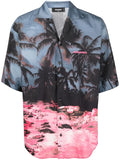 DSQUARED2 D2 Sunrise Bowling Shirt Multi - MAISONDEFASHION.COM