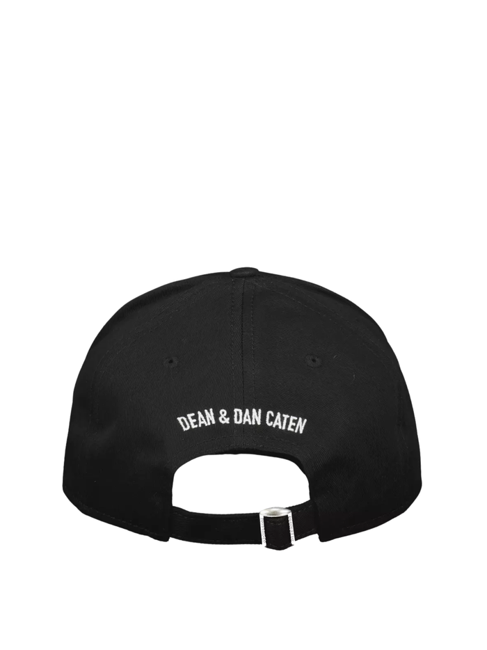 DSQUARED2 Icon Cap Black - MAISONDEFASHION.COM