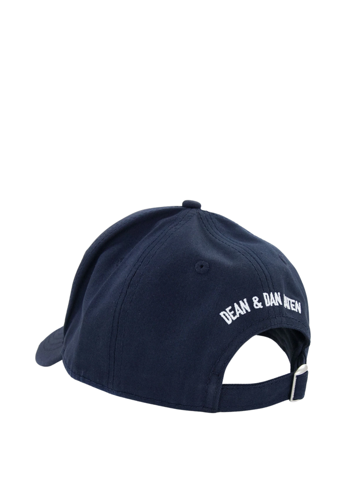 DSQUARED2 Icon Cap Blue - MAISONDEFASHION.COM