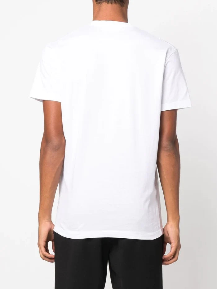 DSQUARED2 Icon Dog T-shirt White - MAISONDEFASHION.COM
