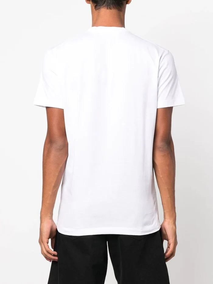 DSQUARED2 Icon Palms T-shirt White - MAISONDEFASHION.COM