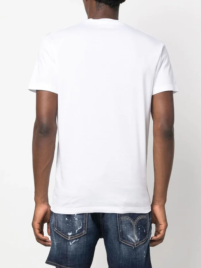 DSQUARED2 Icon Sunset T-shirt White - MAISONDEFASHION.COM