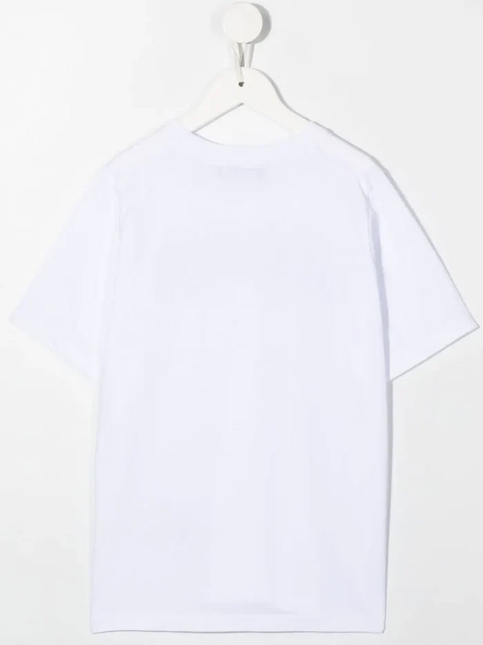 DSQUARED2 KIDS Logo Print Relax T-Shirt White - MAISONDEFASHION.COM