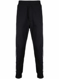 DSQUARED2 Logo Tape Detail Track Pants Black - MAISONDEFASHION.COM
