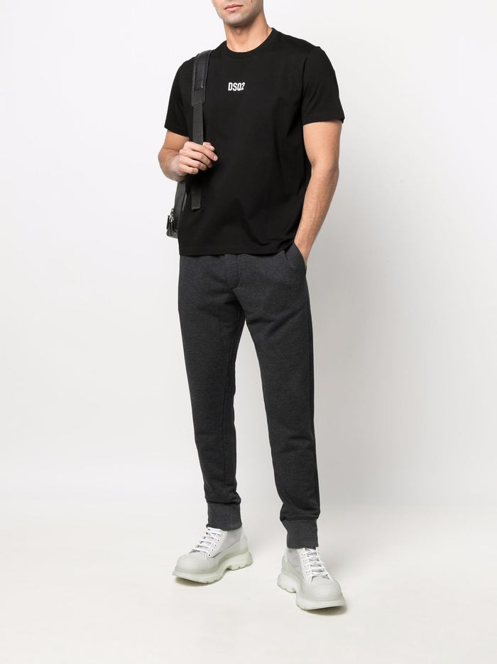 DSQUARED2 Mini Dsq2 Boxer T-Shirt Black - MAISONDEFASHION.COM