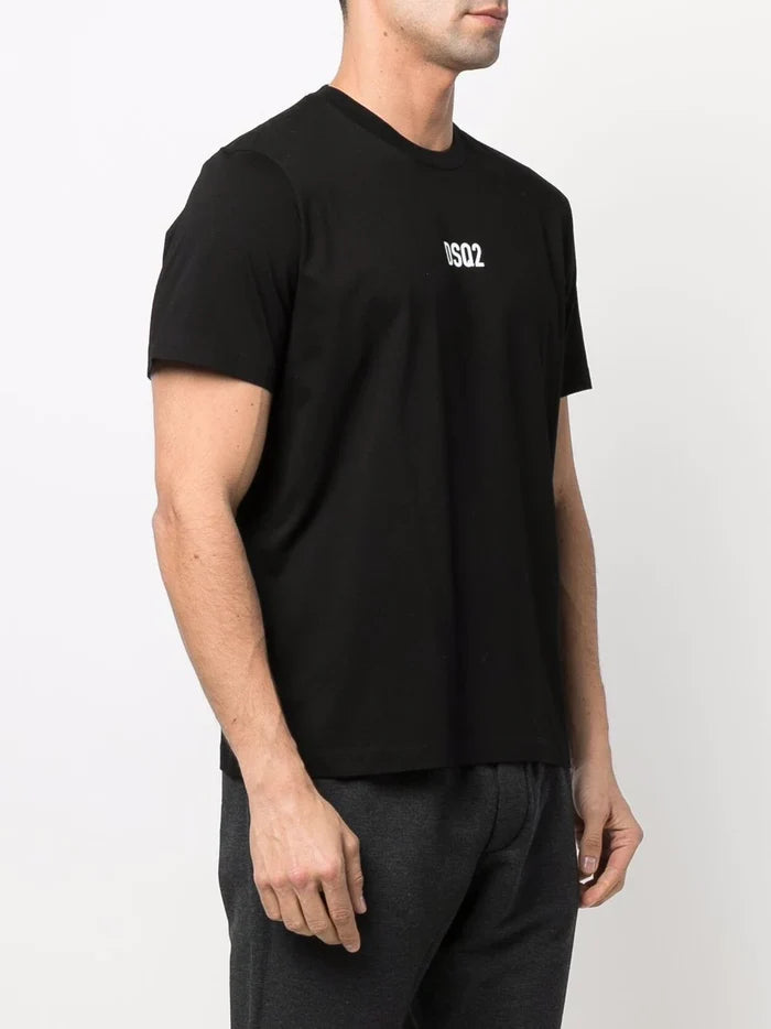 DSQUARED2 Mini Dsq2 Boxer T-Shirt Black - MAISONDEFASHION.COM