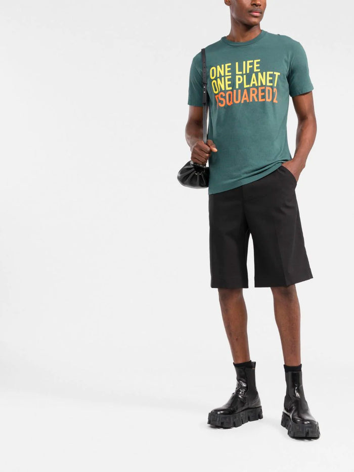 DSQUARED2 One Life One Planet T-Shirt - MAISONDEFASHION.COM
