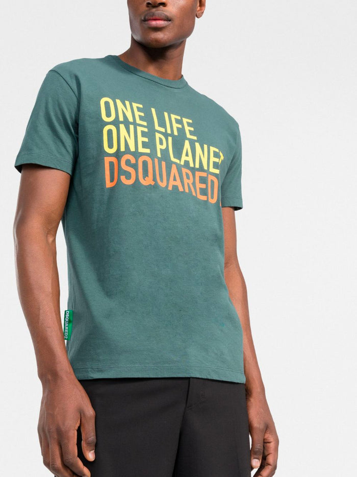 DSQUARED2 One Life One Planet T-Shirt - MAISONDEFASHION.COM