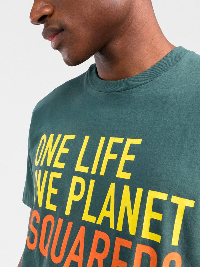 DSQUARED2 One Life One Planet T-Shirt - MAISONDEFASHION.COM