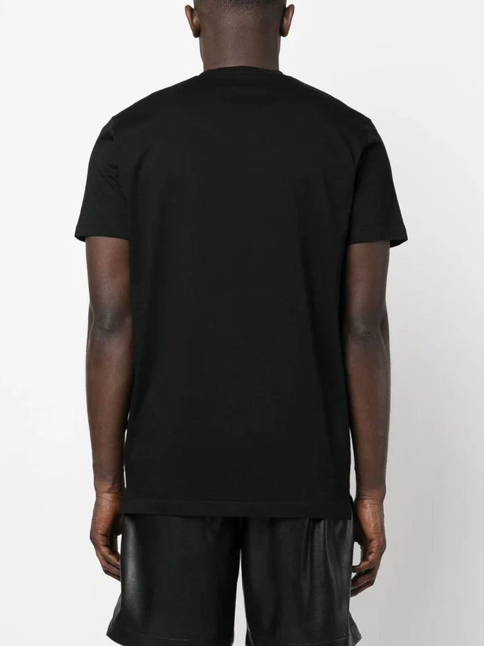DSQUARED2 Pac Man Cigarette T-Shirt Black - MAISONDEFASHION.COM