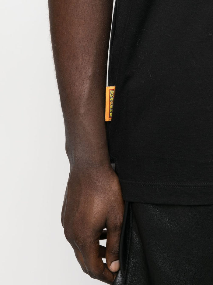 DSQUARED2 Pac Man Cigarette T-Shirt Black - MAISONDEFASHION.COM