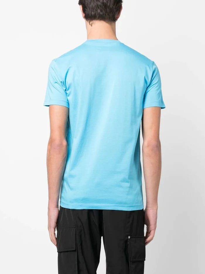 DSQUARED2 Small Icon Logo T-shirt Blue - MAISONDEFASHION.COM