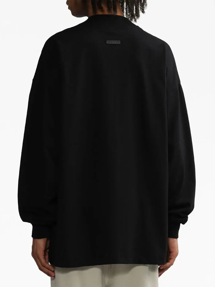 FEAR OF GOD Eternal Cotton Long Sleeve T- Shirt Black - MAISONDEFASHION.COM