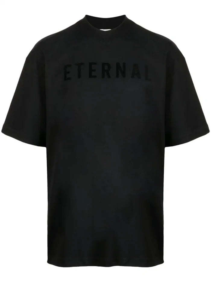 FEAR OF GOD Eternal Cotton Short Sleeve T-Shirt Black - MAISONDEFASHION.COM
