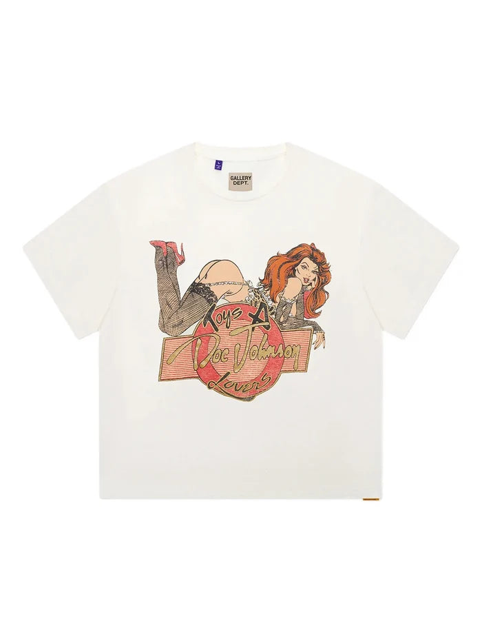 GALLERY DEPT. Doc Johnson: Toys 4 Love T-shirt White - MAISONDEFASHION.COM