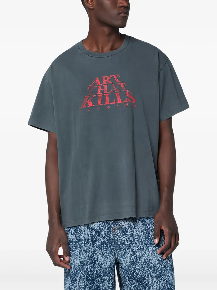 GALLERY DEPT. The Force Logo T-shirt Black - MAISONDEFASHION.COM